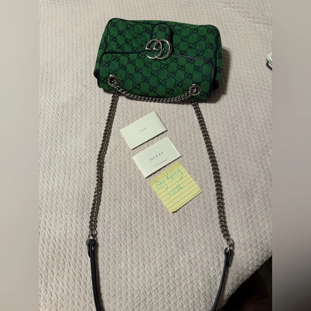 GUARANTEED AUTHENTIC** Gucci Ophidia Belt Bag GG Coated Canvas Medium - Picture 3 of 6